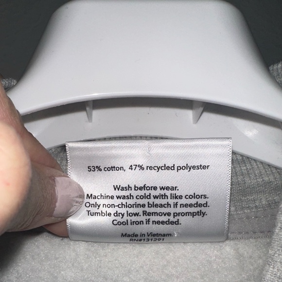 Blogilates Gray Full Zip Up Medium - Picture 6 of 7